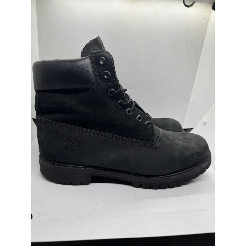 Timberland Mens 6 Inch Premium Waterproof Boots Black Mens 10.5W 10073